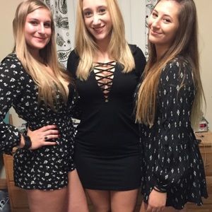 Express body con dress